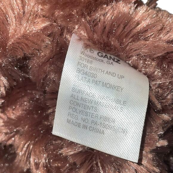 Baby Ganz Lovey Plush Flat A Pat Monkey Security Blanket Stuffed Animal 17” - Picture 10 of 13